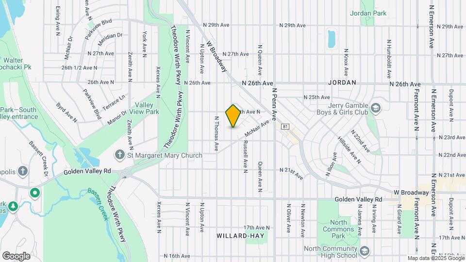 2314 N Sheridan Ave Map and Location Details