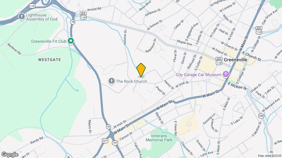 303 Anderson St Map and Location Details