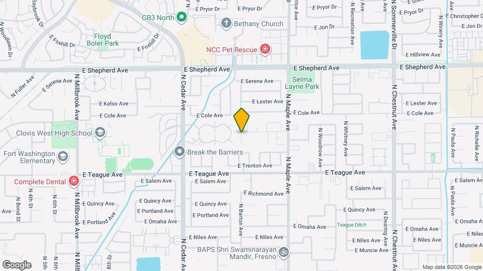 8660 N Haring Dr Map and Location Details