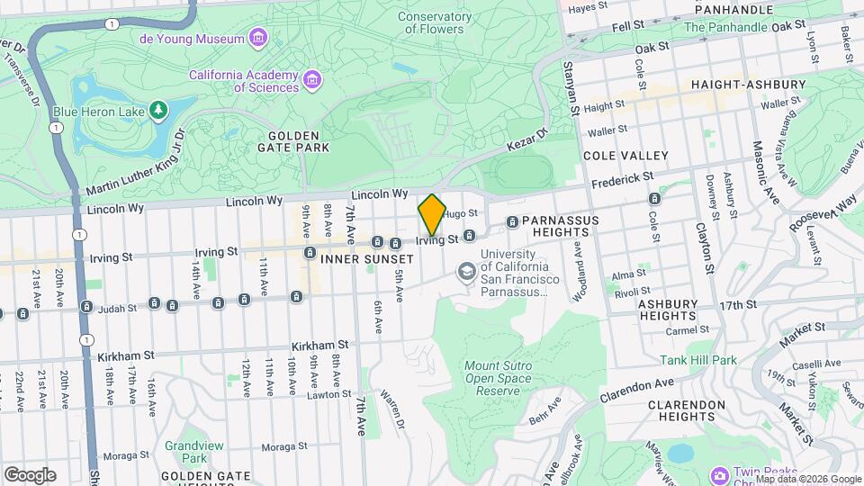 225 Irving St Mapa y Detalles de la Ubicación