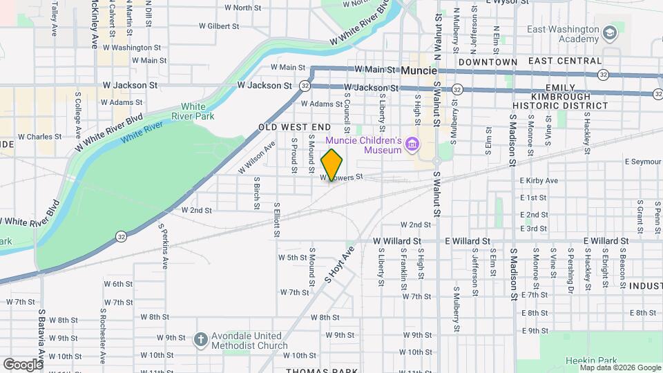 620 S Gharkey St Map and Location Details