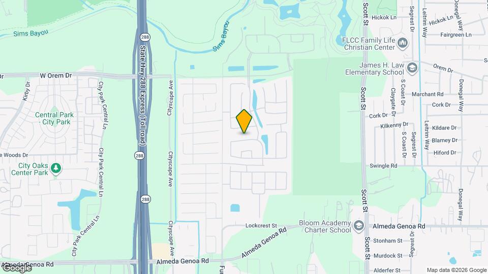 2821 Chase Cross Ln Map and Location Details