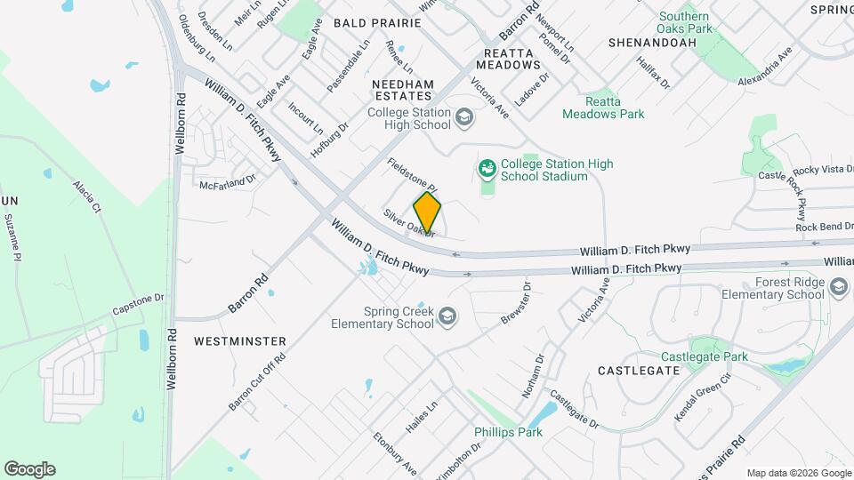 2810 Silver Oak Dr Mapa y Detalles de la Ubicación