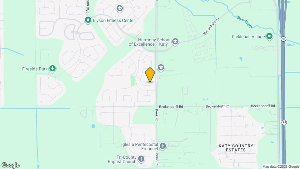 6207 Milbridge Creek Ln Map and Location Details