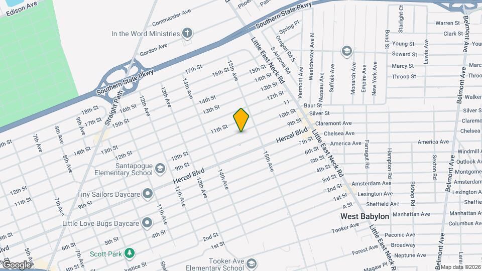 1461 10th St Map and Location Details