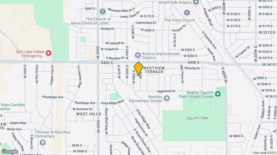 5492 S 5340 W Map and Location Details