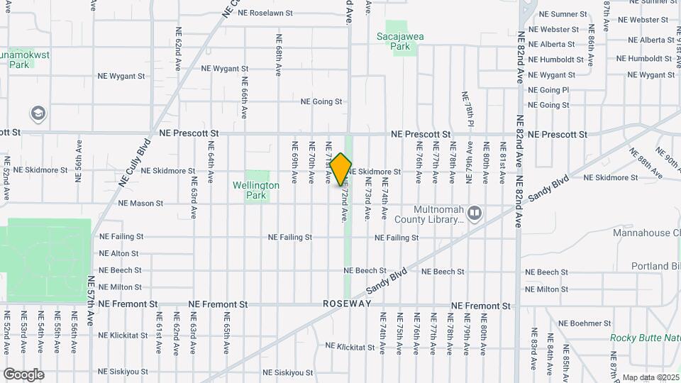 4135 NE 72nd Ave. Map and Location Details