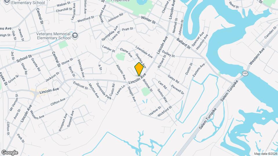 253 Lincoln Ave, Unit First floor Map and Location Details