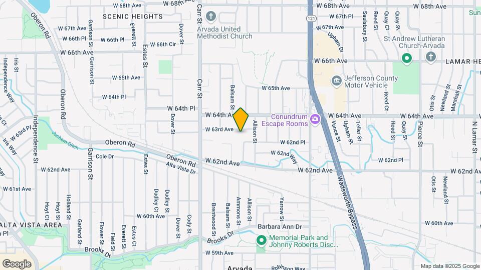8090 W 63rd Ave Map and Location Details
