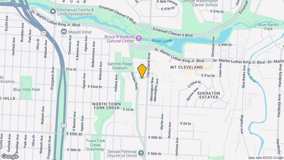 Swope Parkway Estates for Adults 55+ Map and Location Details