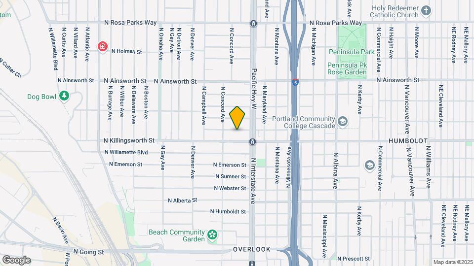 1606 N Church St Map and Location Details