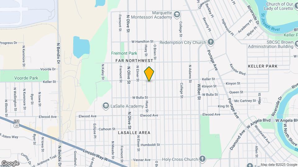 1650 Huey St Mapa y Detalles de la Ubicación