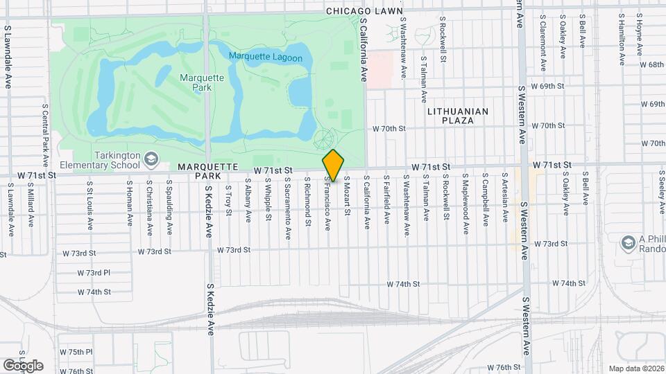 7127 S Francisco Ave, Unit 2 Mapa y Detalles de la Ubicación