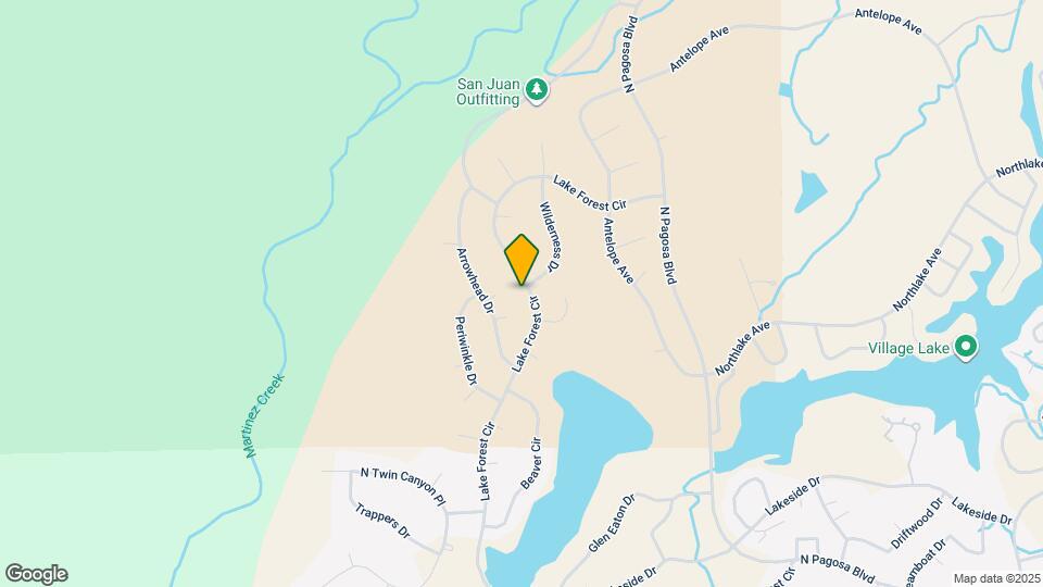 1520 Lake Forest Cir Map and Location Details