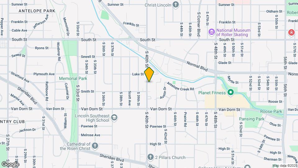 2600 S 40th St Map and Location Details