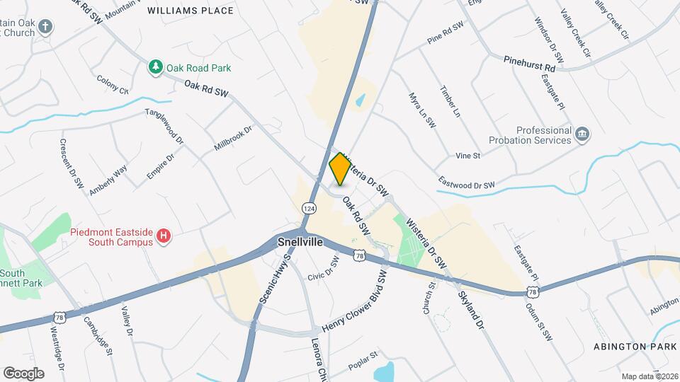 2250 Oak Rd SW Map and Location Details