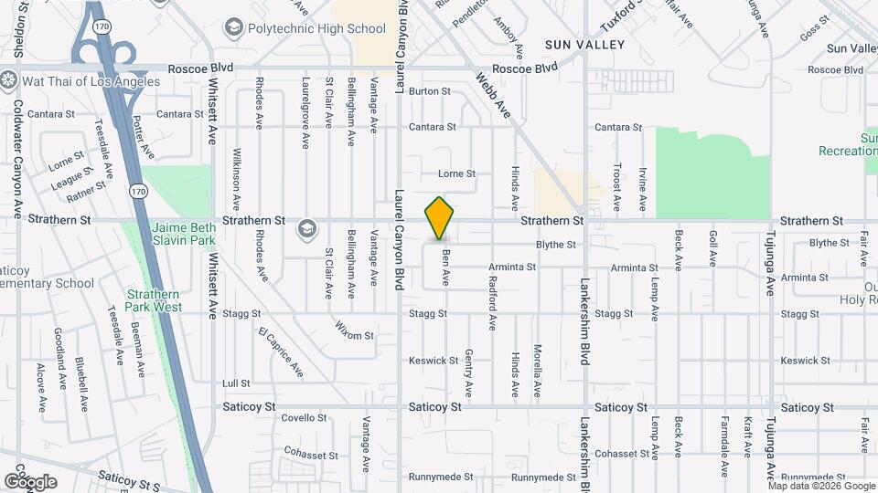 7925 Ben Ave Map and Location Details