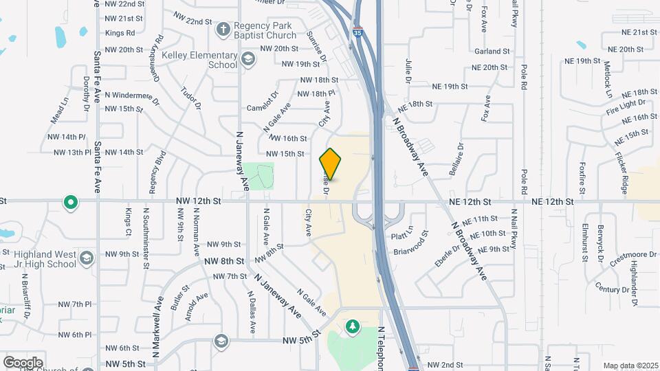 1316 Sunrise Dr Mapa y Detalles de la Ubicación