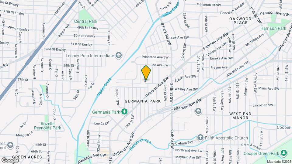 657 27th St SW Map and Location Details