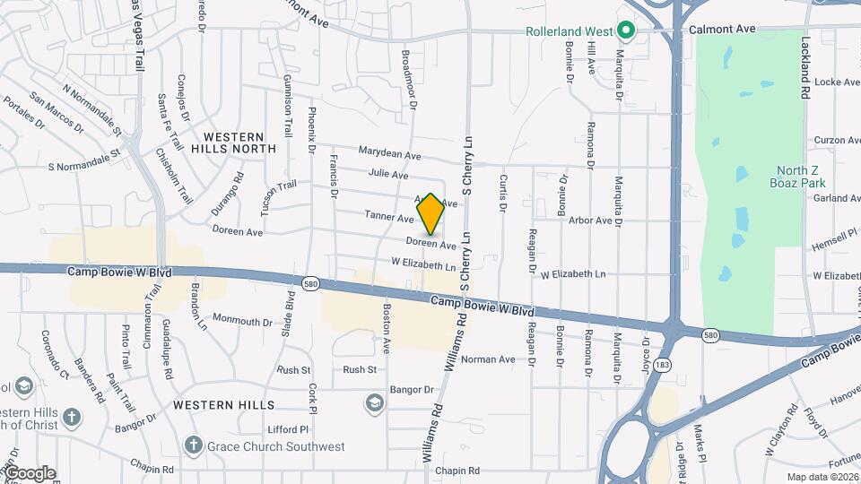 8006 Doreen Ave Map and Location Details