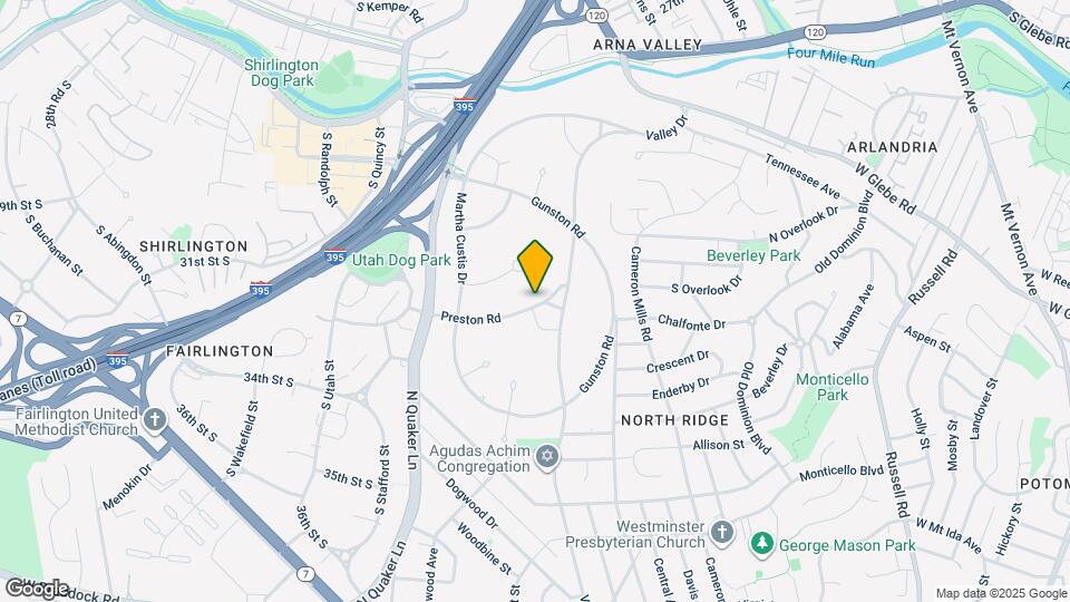 1639 Preston Rd Map and Location Details