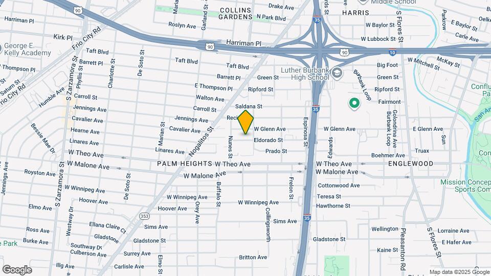 1035 Eldorado St Map and Location Details
