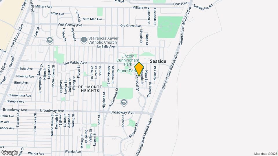 1734 Mescal St Map and Location Details