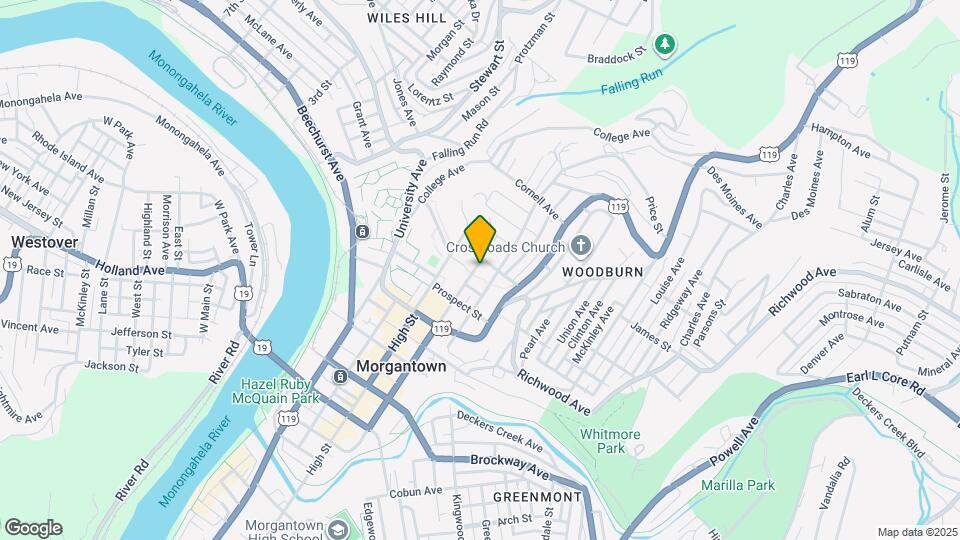 662 Spruce St Mapa y Detalles de la Ubicación