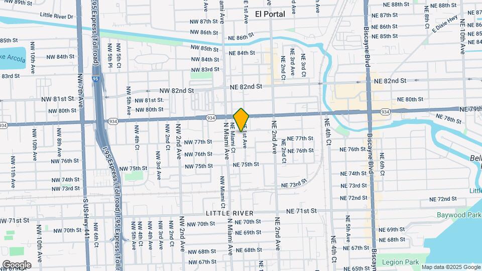 62 NE 78th St Map and Location Details
