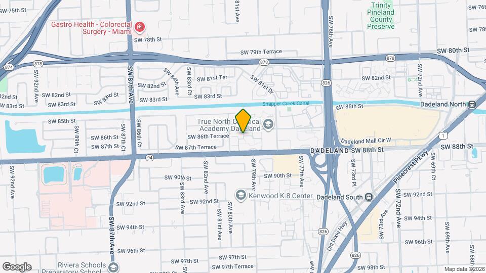 7775 SW 86th Terrace Map and Location Details