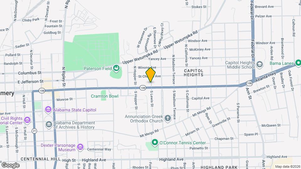 1551 Madison Ave Map and Location Details