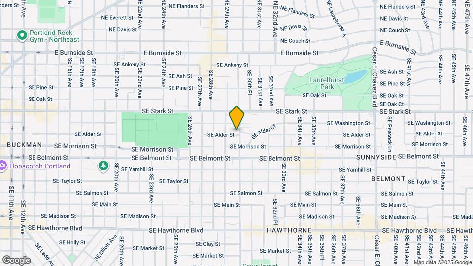 2943 SE Alder St Map and Location Details