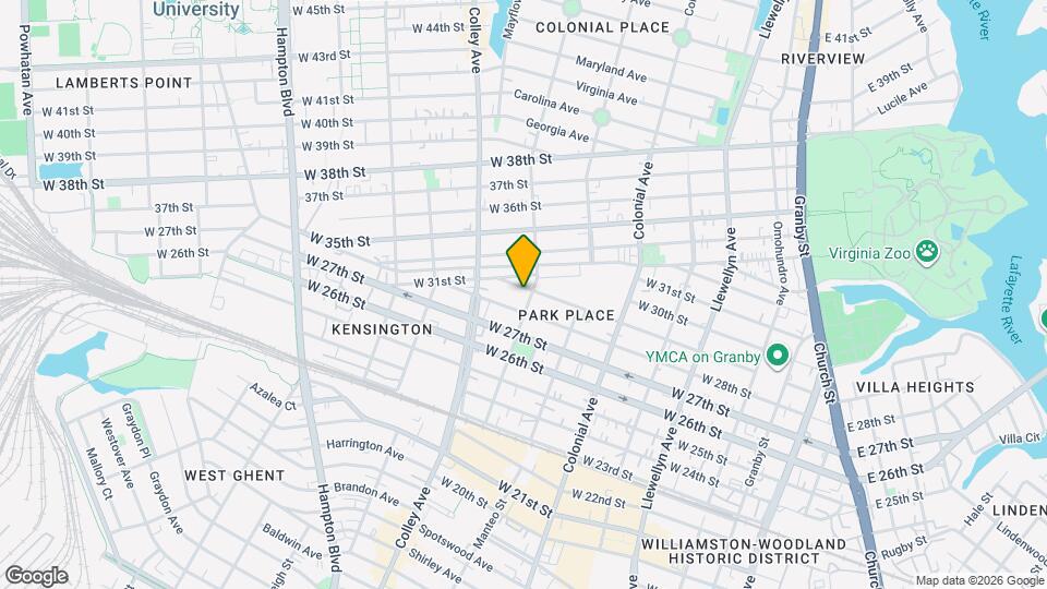 703 W 29th St Map and Location Details