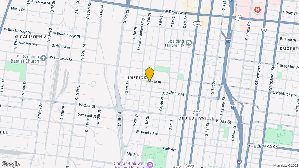 1034 S 6th St Map and Location Details
