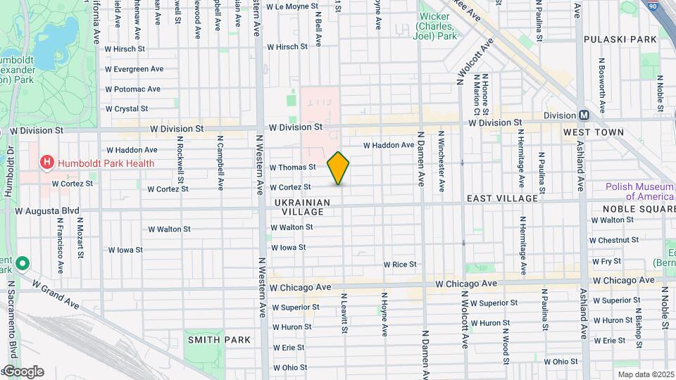2201 W Cortez St Map and Location Details