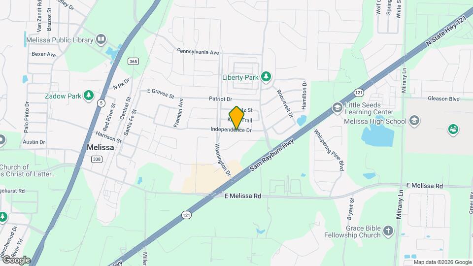 2614 Independence Dr Map and Location Details