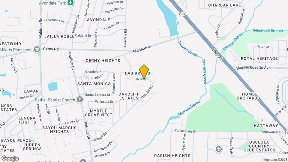 6931 Falcon Dr Map and Location Details