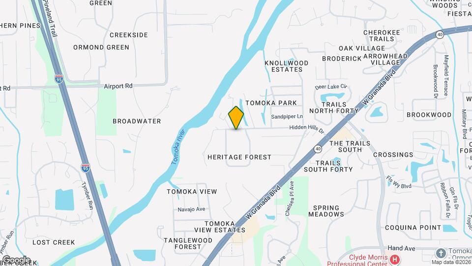 190 Hidden Hills Dr Map and Location Details