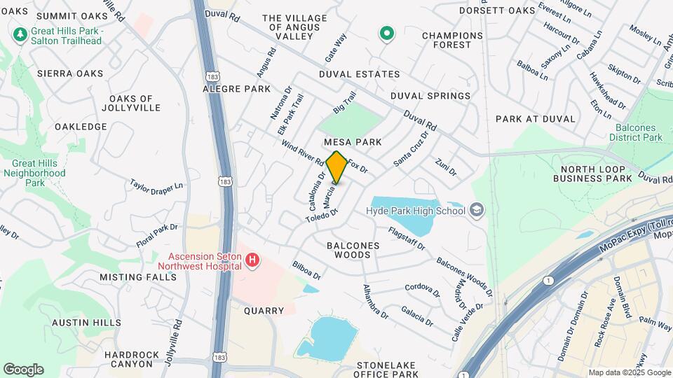 11505 Murcia Dr Map and Location Details