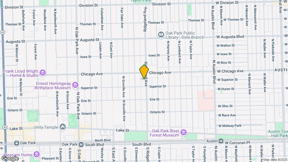 415 Ridgeland Ave Map and Location Details