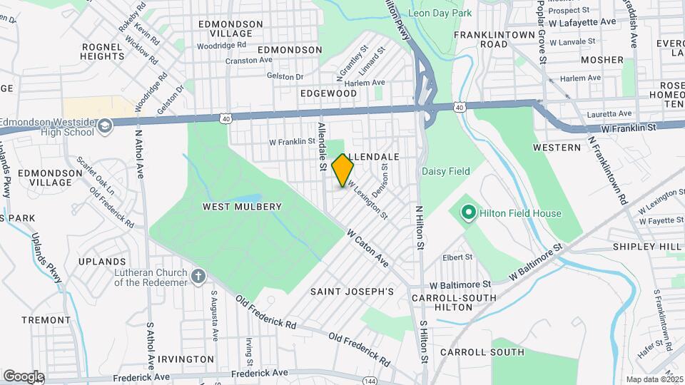 3611 W Lexington St Map and Location Details