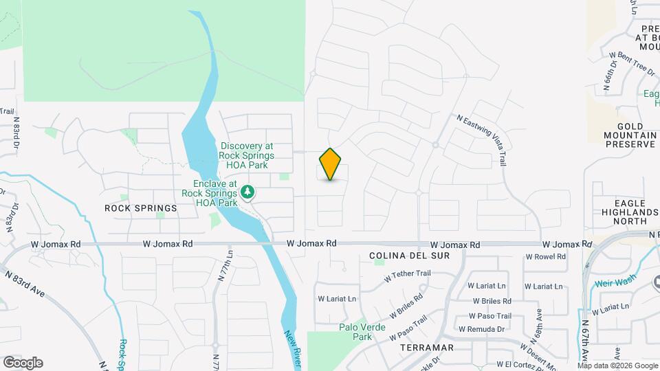 7433 W Maya Way Map and Location Details