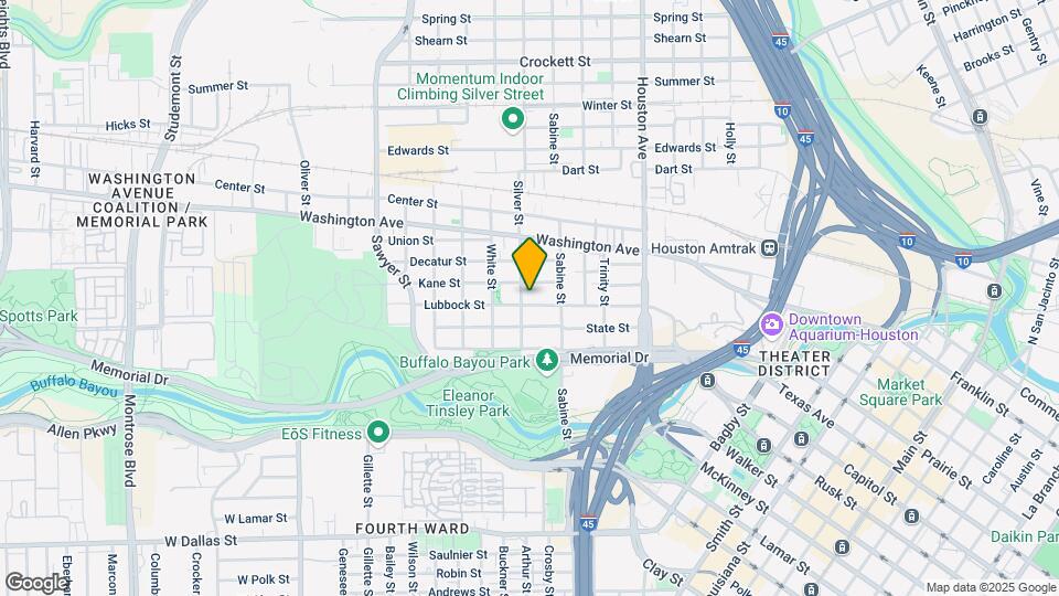 1818 Lubbock St Map and Location Details