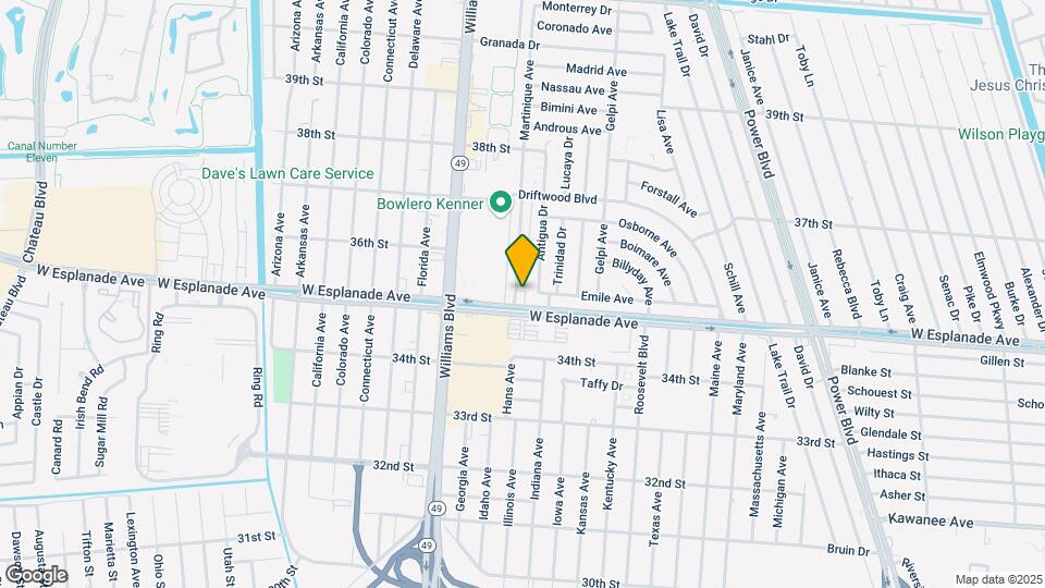 3516 Martinique Ave Map and Location Details