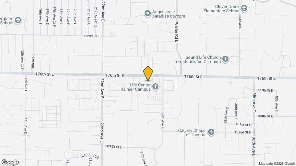 17625 26th Ave Ct E Mapa y Detalles de la Ubicación