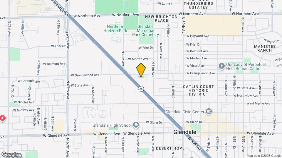 7404 N 62nd Ave Map and Location Details