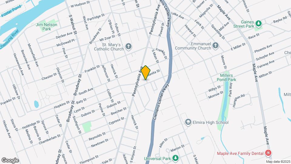 626 Lewis St Map and Location Details