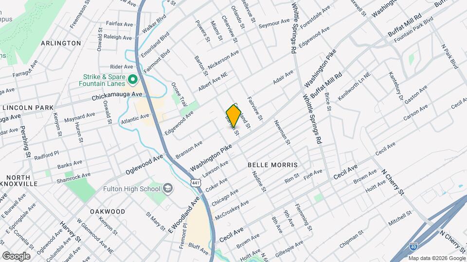 2621 Barton St Map and Location Details