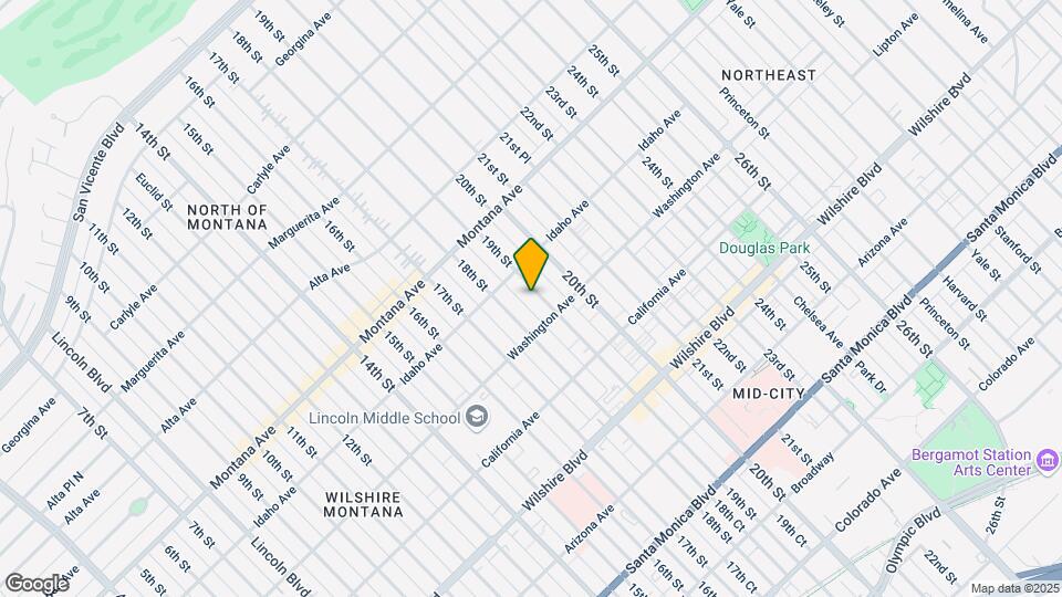 934 19th St Map and Location Details
