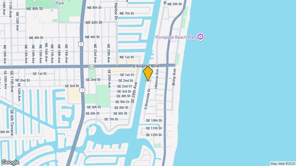 301 S Riverside Dr Mapa y Detalles de la Ubicación